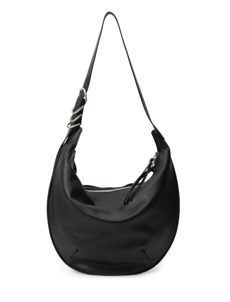 Hot Spire Hobo In Black Shoulder Bags