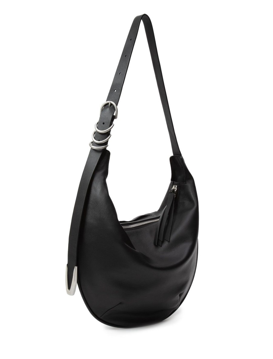 Hot Spire Hobo In Black Shoulder Bags