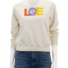 Hot Love Sweatshirt In Cream Lounge Tops + Sweatshirts