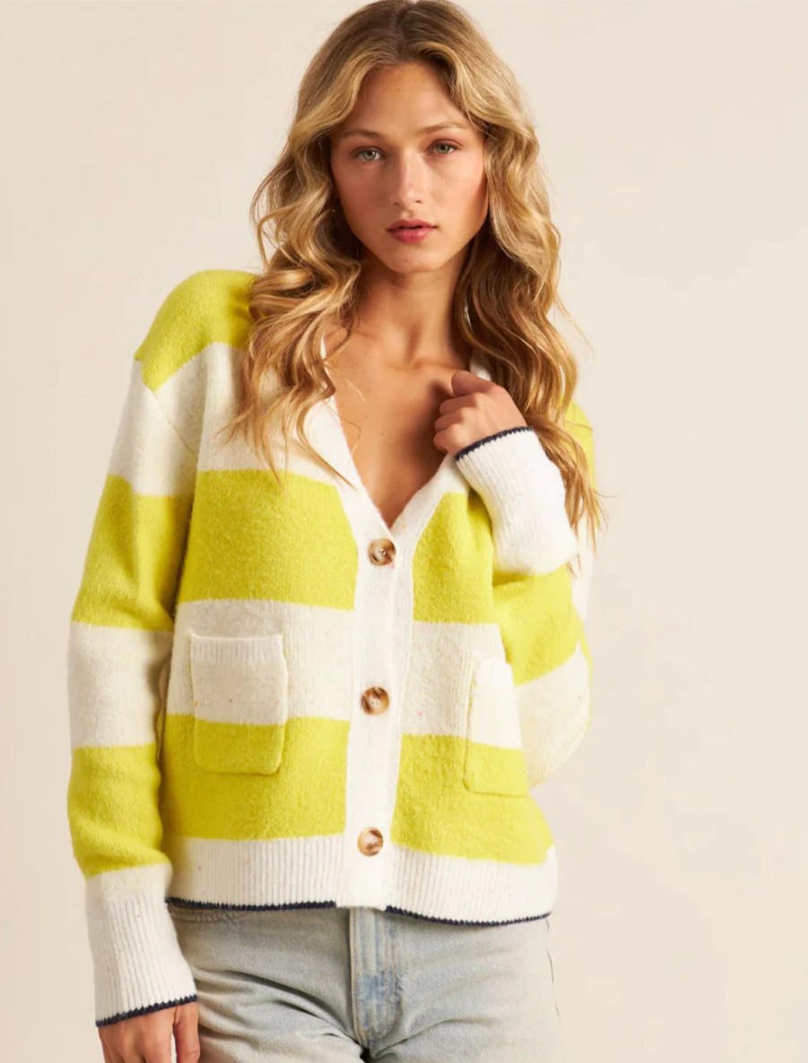 Clearance Sonny Cardigan In Citrus Sorbet Cardigans