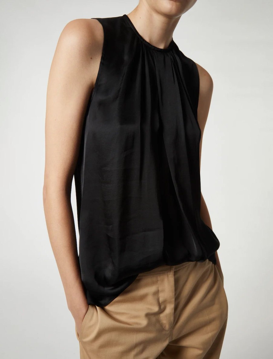 Best Sadie Sleeveless Blouse In Black Work Tops