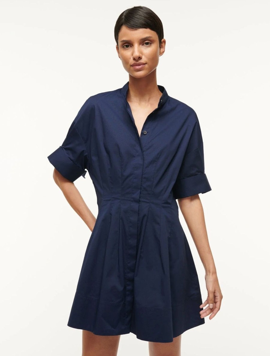 Best Mini Lorenza Dress In Navy Casual + Knit Dresses