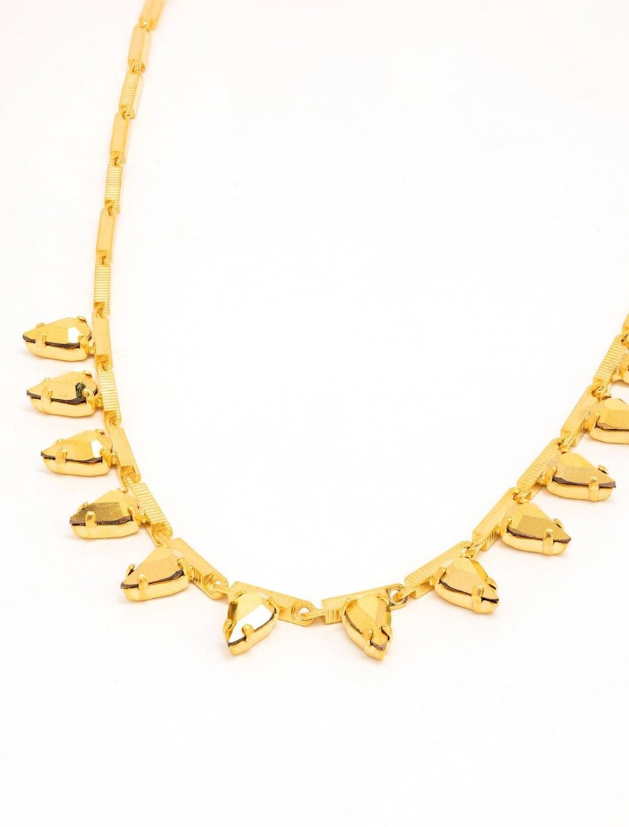 Wholesale Rey Necklace In Gold Statement