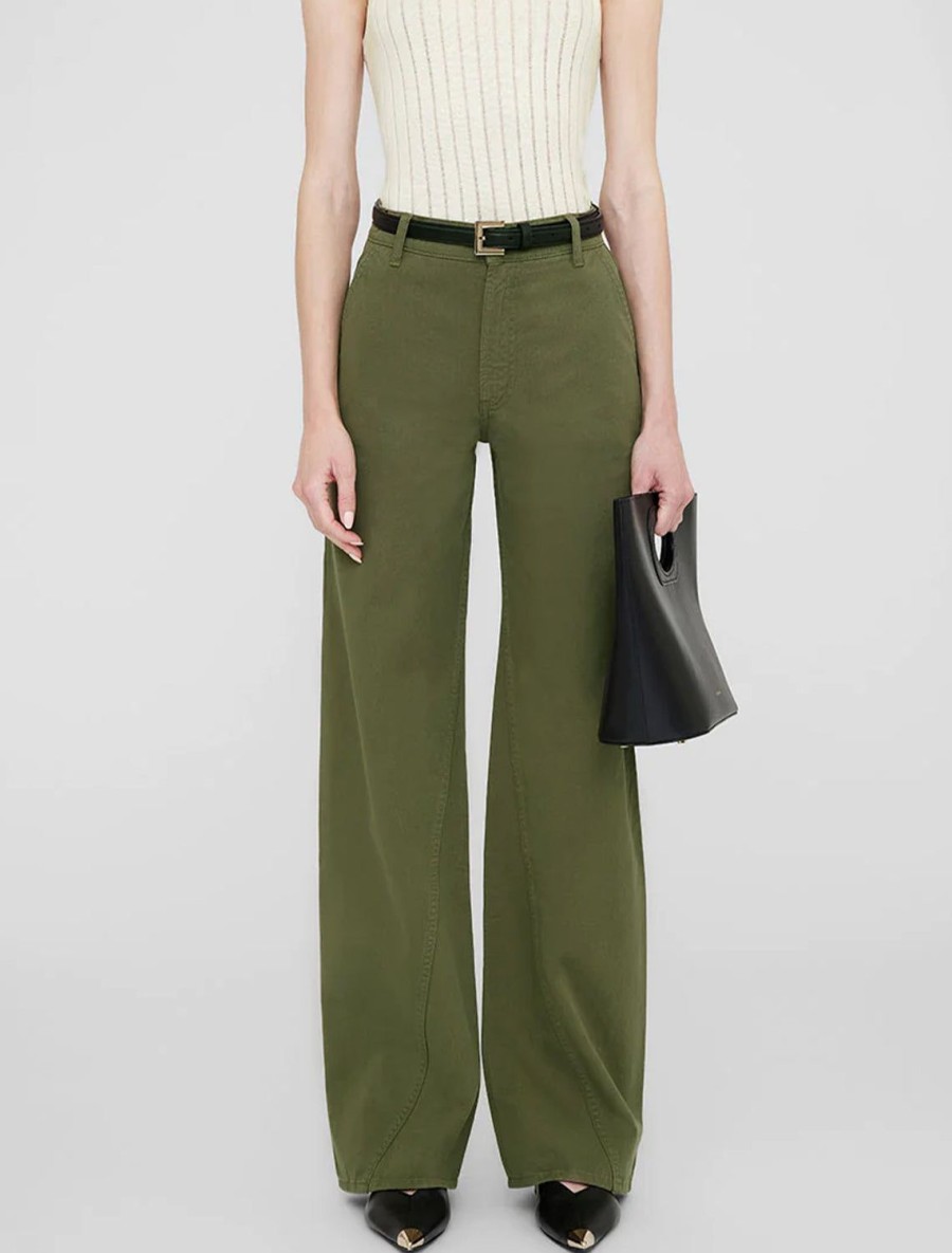 Hot Briley Pant In Army Green Pants