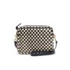 Clearance Midi Sac Black & Cream Checker Crossbody