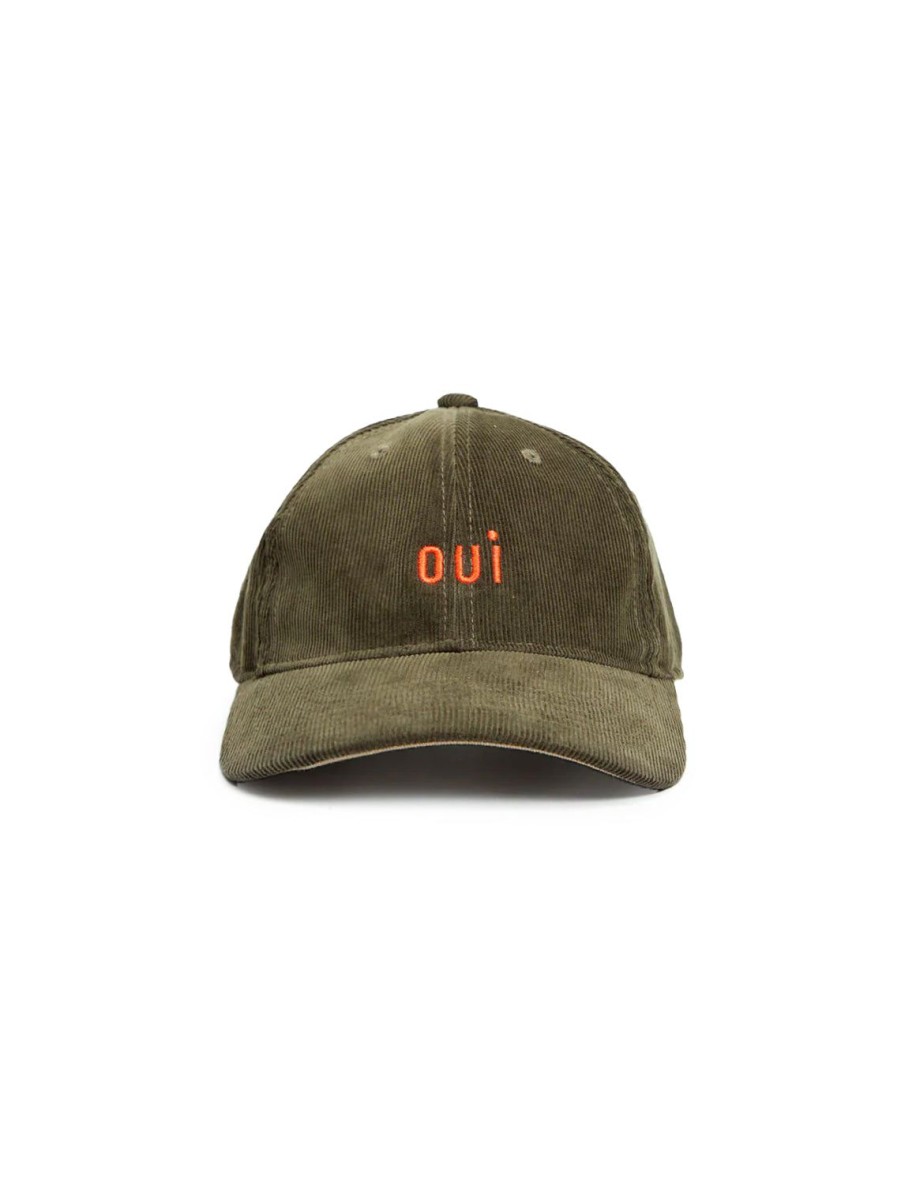 Clearance Corduroy Baseball Hat In Olive Hats