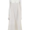 Online Nadine V Neck Sleeveless Dress In Ivory Crepe Day To Night Dresses