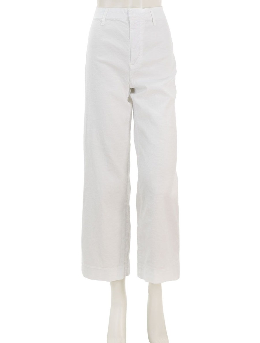 Hot Wexford In White Linen Pants