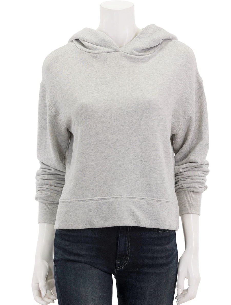 Clearance Iggy Hoodie In Heather Grey Lounge Tops + Sweatshirts