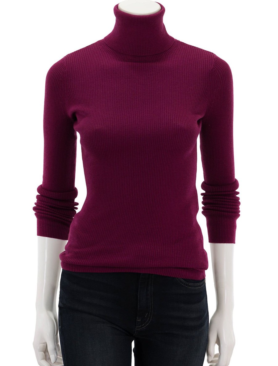 Online Brindille Turtleneck In Magenta Turtleneck + Mock Neck