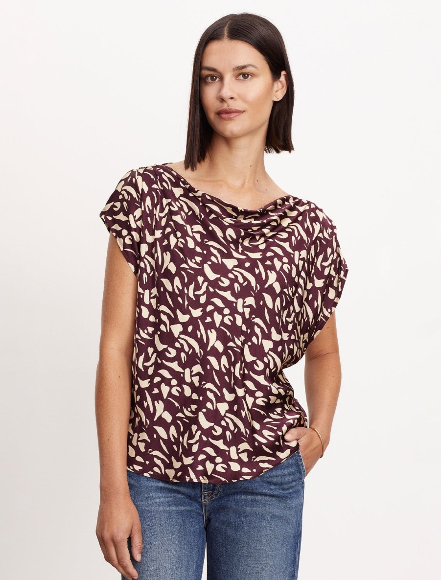 Clearance Devi Blouse In Malbec Blouses