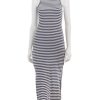 Online Benson Stripe Midi Dress In Ash Navy And Moonstone Lounge Dresses