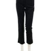 Hot Chloe Crop In Vintage Black Cord Pants