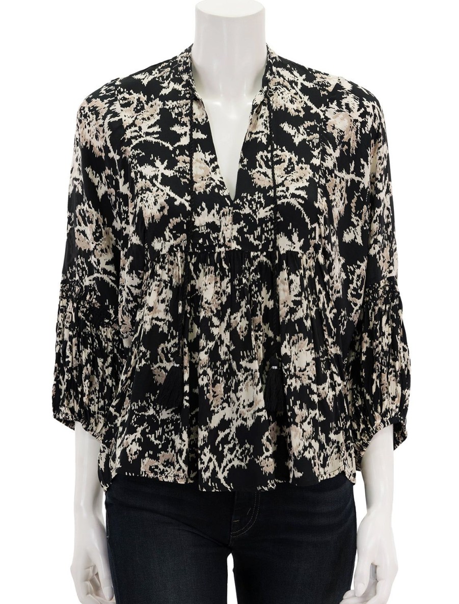 Online Baltik Blouse In Noir Print Blouses