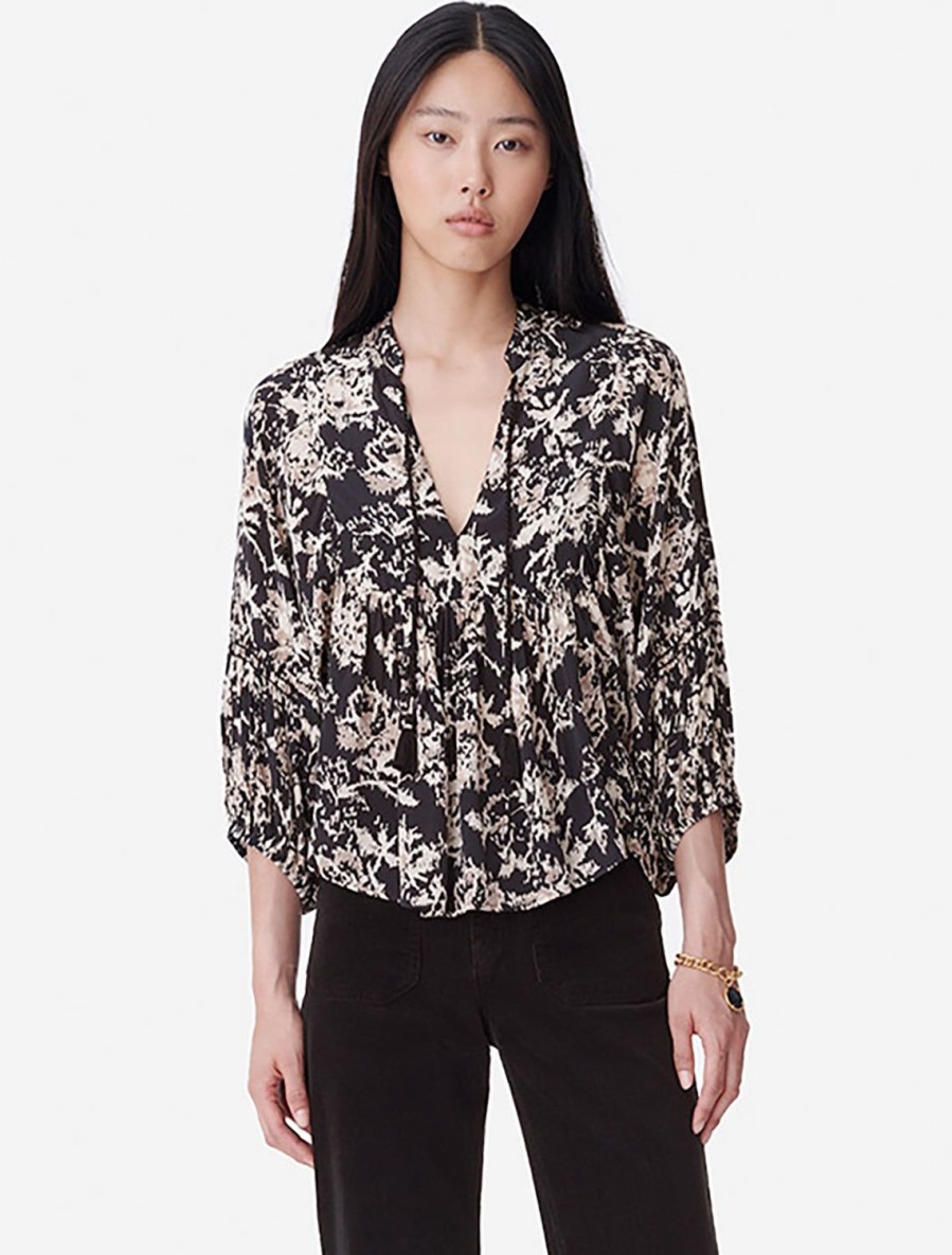 Online Baltik Blouse In Noir Print Blouses