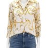 Best Dani In Ecru Chain Print Blouses