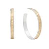 Best Classic Large Hoop Disc Earring In Gold Hoops