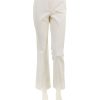 Best Crosby Cropped Flare Trousers In White Pants