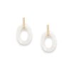 Best Mother Of Pearl Oval Link Hoops Drops