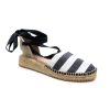 Wholesale Berta Espadrille In Stripes Black Stripes Flats + Sneakers