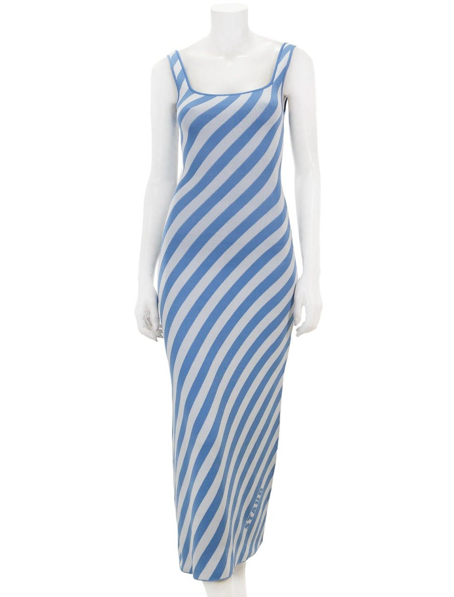 Online Katie Dress In Blue Seashore Stripe Day To Night Dresses