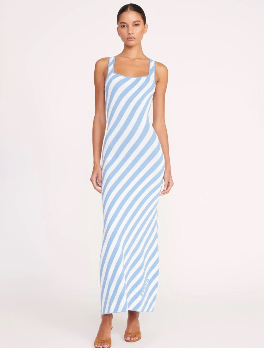 Online Katie Dress In Blue Seashore Stripe Day To Night Dresses