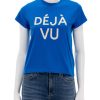 Online Deja Vu Tee In Cobalt Tees