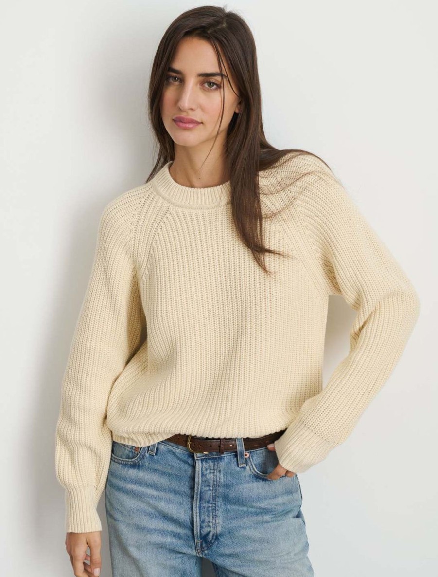 Best Amalie Pullover In Ivory Pullover Sweaters