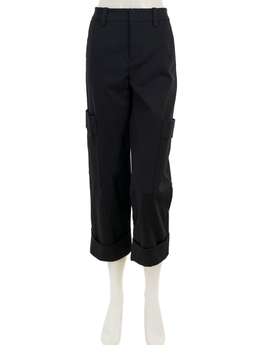 New Utility Crop Pant In Black Utility Pants + Khakis