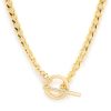 Hot Curb Chain Toggle Necklace Statement