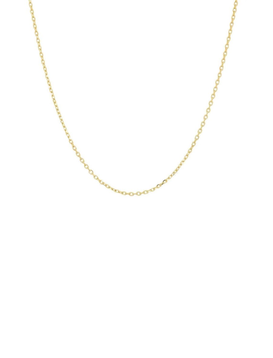 Hot Simply Linked Chain Necklace | 16" Delicate