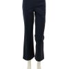 Clearance Mid Rise Pintuck Crop Flare Pant In Coastal Pants