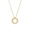 New Circle Of Life Necklace In Gold Delicate