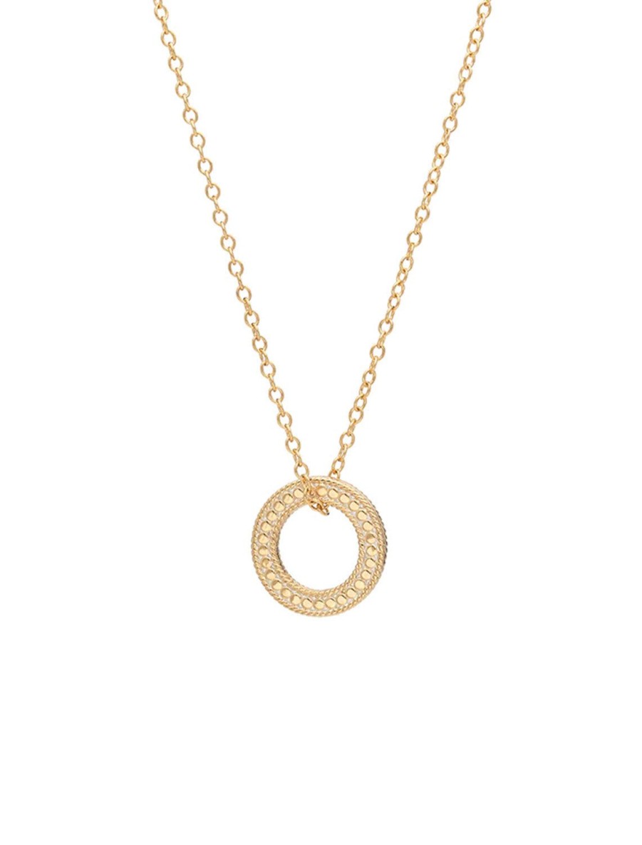 New Circle Of Life Necklace In Gold Delicate