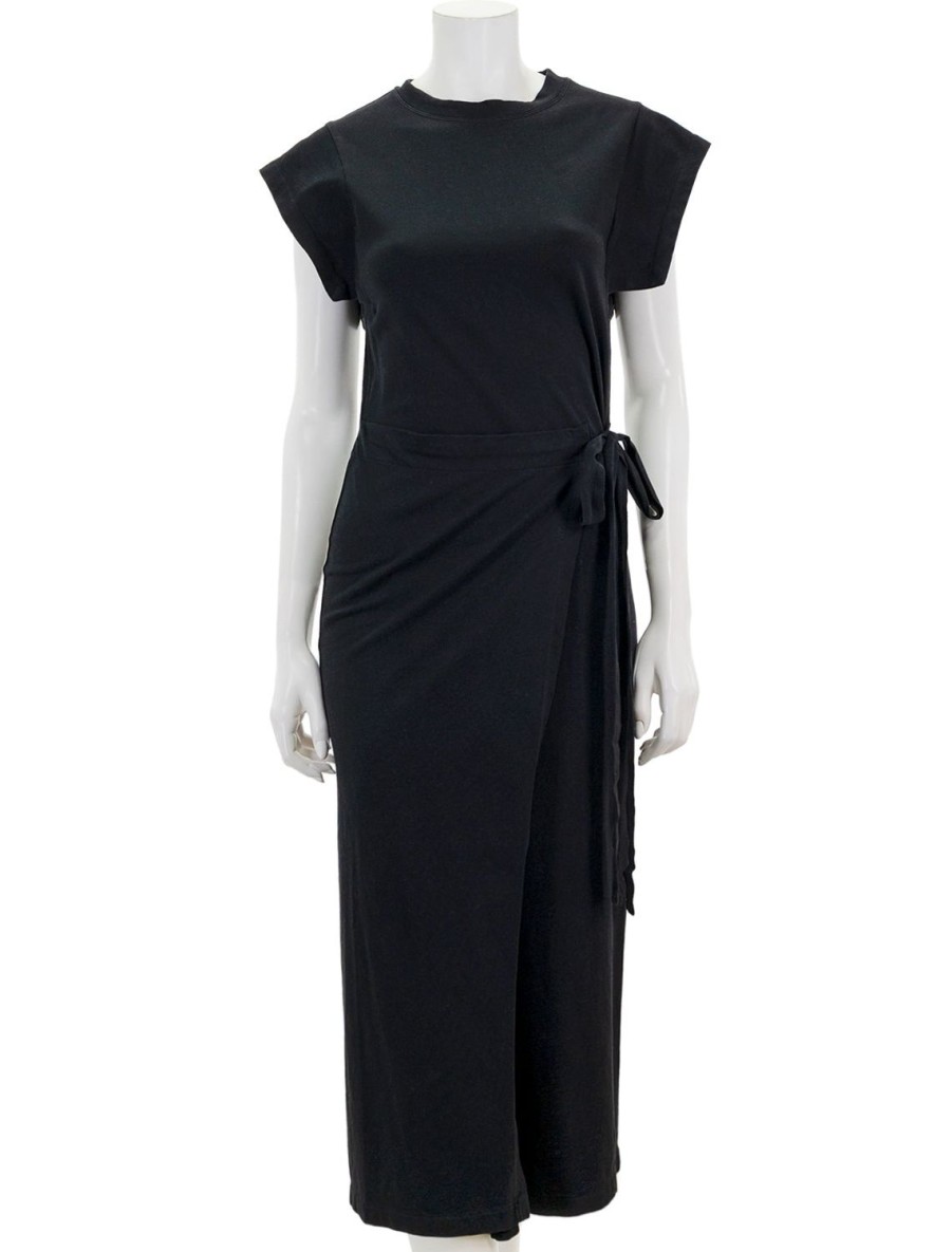 Online Consuela Dress In Noir Black Dresses