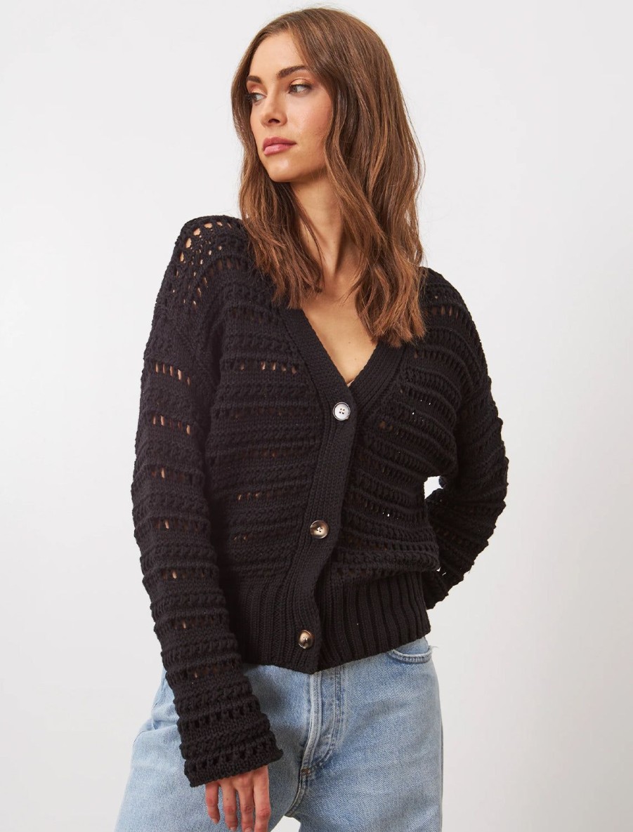 Hot Brynne Cardigan In Caviar Cardigans