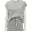 Wholesale Vintage Terry Muscle Tee In Heather Grey Sweatshirts + Hoodies