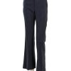 Online Pinstripe Flannel Trouser In Dark Obsidian Trousers