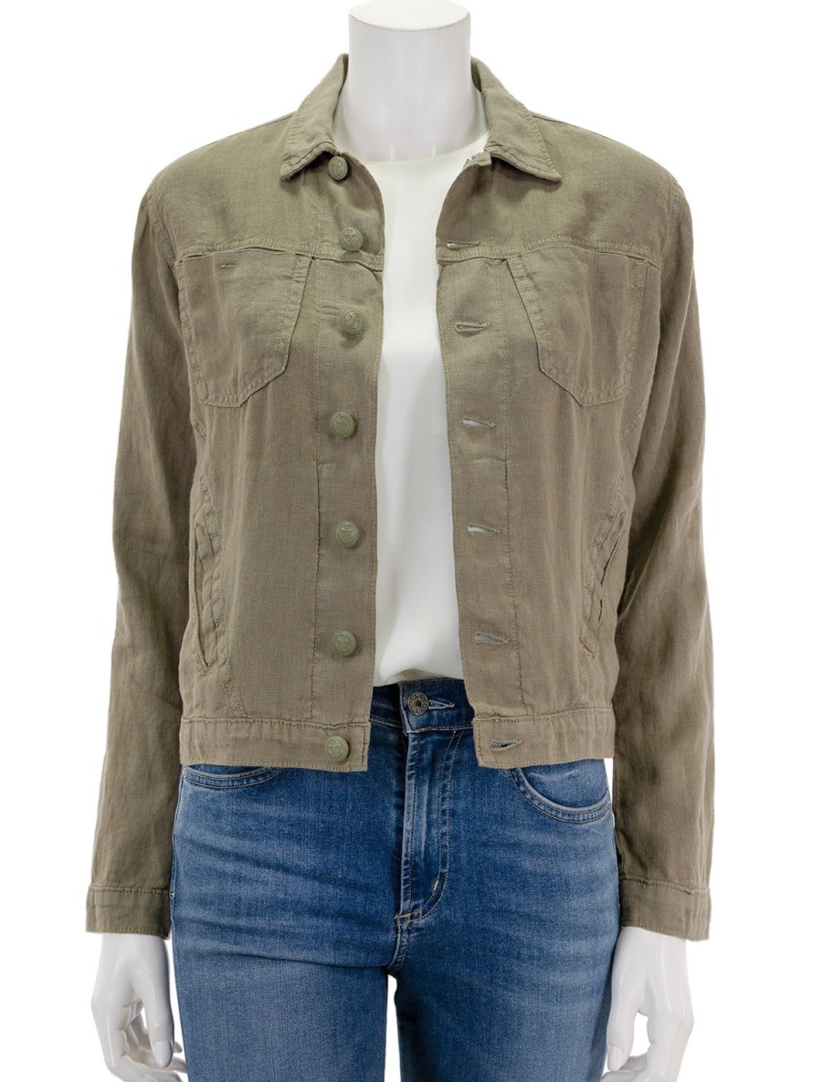 Best Celine Slim Femme Jacket In Covert Green Jackets