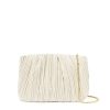 New Brit Pleated Flat Clutch In Cream Event/Night-Out Bags