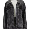 Best Sienna Denim Jacket In Black Jackets