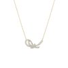 Online Pave Forget Me Knot Necklace Delicate