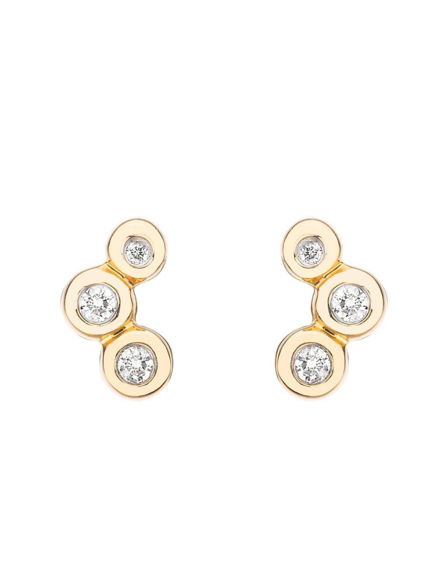 Hot 3 Diamond Barnacles Posts Studs