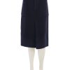 Hot Brushed Wool Pencil Skirt In Deep Caspian Skirts