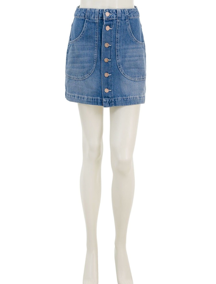 Clearance Emilia Mini Skirt In Medium Wash Skirts