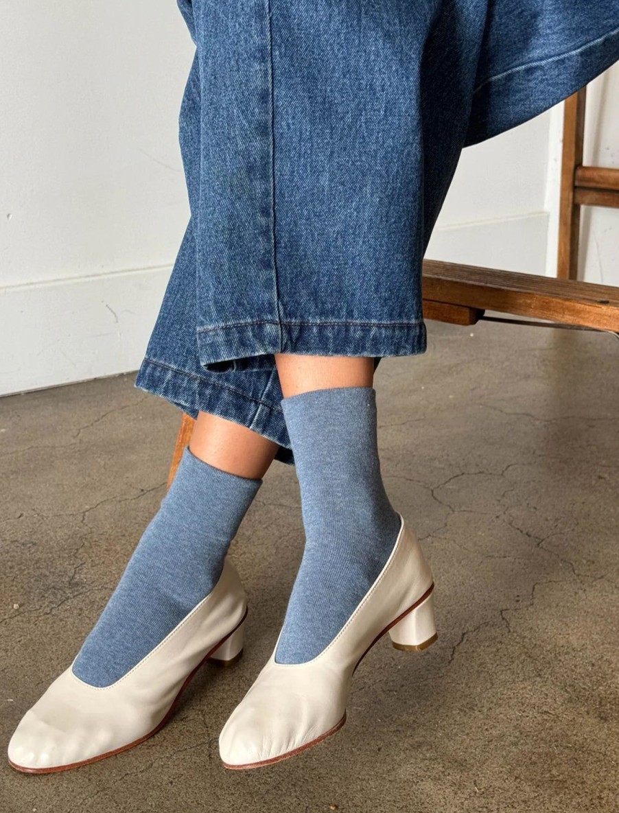 Clearance Sneaker Socks In Denim Socks