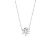 Best Medium Cz Pendant Necklace In Silver Delicate