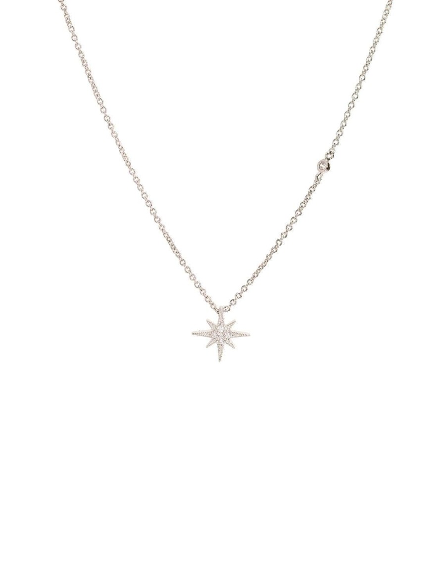 New Simple Chain Necklace With Starburst Chain Necklaces