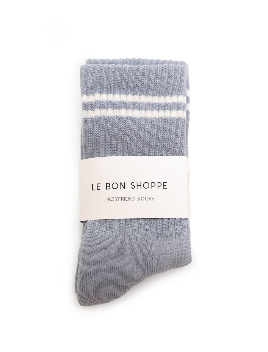 Hot Boyfriend Socks In Blue Grey Socks