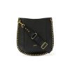 New Oksan Grained Leather Shoulder Bag In Black Shoulder Bags